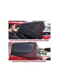 Resim Araç Yan Cam Güneşlik Anne Bebek Emzirme Çocuk Koruyucu Oto Sineklik Örtüsü 1 Adet 