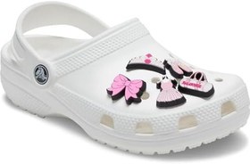 Resim Crocs Üniseks ayakkabı 5'li paket | Jibbitz ile kişiselleştirilmiş, ayakkabı cazibesi, bale sınıfı, Bale Sınıfı, Ölçü Birimi 