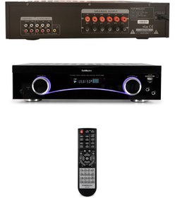 Resim GoldMaster 4 Adet Hoparlör Anfi AV-313 Set Ev Sinema Sistemi 