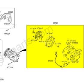 Resim Kia Ceed Klima Komple Orjinal | 97701A6500 