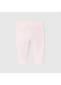Resim Toz Pembe Kız Bebek Polar Eşofman Altı 