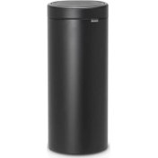 Resim Brabantia Çöp Kutusu 30 lt Touch Bın New Dokunmatik Ayışığı Siyahı 