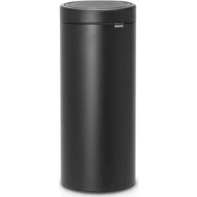 Resim Brabantia Çöp Kutusu 30 lt Touch Bın New Dokunmatik Ayışığı Siyahı 