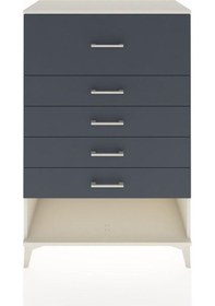Resim Hyperion Dolap 5 Çekmeceli 88x44x134 Aytaşı-antrasit Aytaşı 