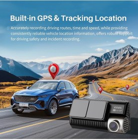 Resim True 4k Dash Cam Ön Ve Arka, 2160p, Aı-ıps Gece Görüşü, Gps, 24 Saat Park Modu 