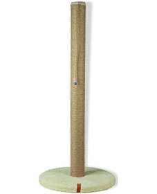 Resim 80 Cm Tırmalama Tahtası Silindir Taban Uzun Catnipli Tırmalama Tahtası Krem 