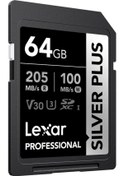 Resim Teknoteg - Art - 64gb Lexar Lsdsıpl064g-bnnng Professıonal Sılver Plus Sdxc Uhs-ı Cards Up To 205mb/ 