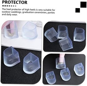 Resim LALAFINA Yüksek Topuk 12 Parça Koruyucu Kılıflar Pvc Olmayan Malzeme Dans Ayakkabıları Topuk Koruyucuları 