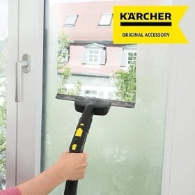 Resim Buharlı Temizleyici Için Pencere Başlığı, Cam, Pencere ve Aynalar Için Şeritsiz Temizlik, Başlık Üzerinde Buhar Çıkış Delikleri, Küçük Ölçüler ve Düşük Ağırlık 