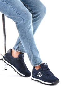 Resim Hammer Jack Erkek Lacivert Nubuk Deri Spor Ayakkabı 