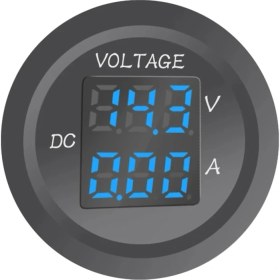 Resim Aek-Tech DC12V/24V Dijital Voltmetre Ampermetre 