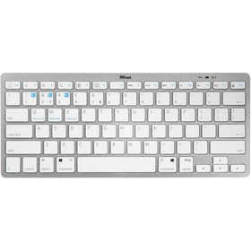Resim Trust 23756 Nado Kablosuz Bluetooth Klavye Gri 