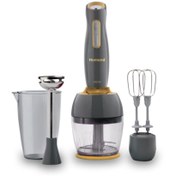 Resim Homend Handmaid 1962H 1000 W Antrasit Gold Blender Seti HOMEND Handmaid 1962h Blender Set Antrasit Gold