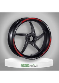 Resim Reflektör Kırmızı Iııhonda Pcx Uyumlu 1 Set Jant Şeridi Çok Renkli 