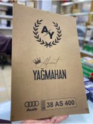 Resim YALDIZMATBAA Kişiye-Plakaya Özel Araç Paspas Kraft Kağıt Özel Üretim 100 Adet 