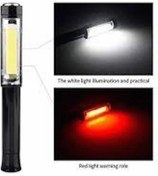 Resim Star Pilli Mıknatıslı Fener Led Lamba Kamp Lambası Siyah 