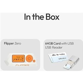 Resim Zero Set | Flipper Zero | 64 GB Microsd Kart | Sd Kart Okuyucu Adaptörü 