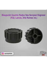 Resim Blaupunkt Uyumlu Radyo Ses Seviyesi Düğmesi Fiat, Lancia, Alfa Romeo Vb. 