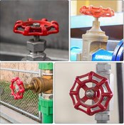 Resim Ncanruı Yedek Sürgülü Vana El Çarkı Broşu, Harici Metal Musluk Borusu Su Musluk Kolu 