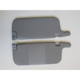 Resim TŞT 1990 - 1998 Mitsubishi L200 Pıck Up - Güneşlik Gri Sağ - Sol Set 2 Parça 
