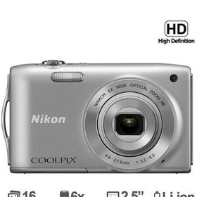 Resim Nikon Coolpix S3300 16 MP Dijital Fotoğraf Makinesi (İthalatçı Garantili) 
