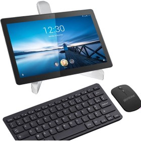 Resim Microcase Honor Pad 8 12 Inch Tablet Bluetooth Klavye (tr Sticker) + Bluetooth Mouse + Tablet Standı - Al2764 
