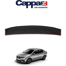 Resim Renault Symbol Arka Cam Üstü Spoyler Rüzgarlık Parlak Siyah 2013+ 