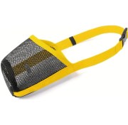 Resim Fochsia Yumuşak Nefes Alabilir Köpek Ağızlığı - Hızlı Giydirme, Sarı Xs 