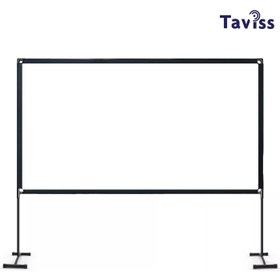 Resim TAVİSS 120 İnç 276X157 cm Standlı Açık Alan Projeksiyon Perdesi 