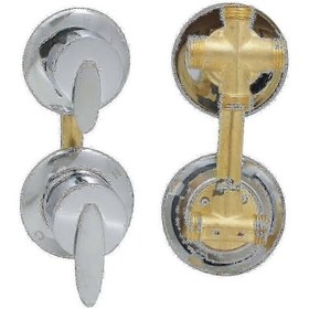 Resim Pirinç Mikser Kontrollü Kabinler İçin 4 Yollu Duş Bataryası A 