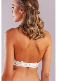 Resim Gabrıella Balconette Foam Cup Bra, Ekru Konforlu Ve Şık Sütyen, Strapless Çok Renkli 