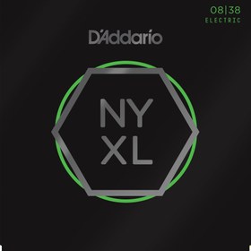 Resim D'Addario NYXL0838 NYXL Nickel Elektro Gitar Teli - Extra Super Light (8-38) 