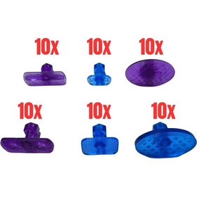Resim Göçük Pensesi İçin Öpücük Seti 10x6 60 Adet 