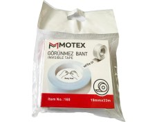 Resim Motex Görünmez Şeffaf Bant - Düzeltme Birleştirme Bandı - 19 mm x 33 Metre - 1 Adet 