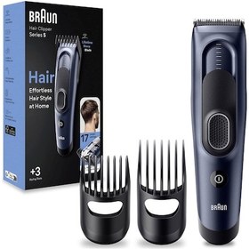 Resim Braun Series 5 Hc5350 Erkekler İçin 17 Uzunluk Ayarına Sahip Saç Kesme Makinesi Diğer 