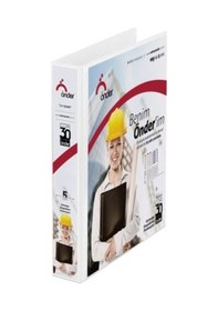 Resim Önder Sunum Klasörü 4 Halkalı 30 Mm A4 Beyaz 2013-5 