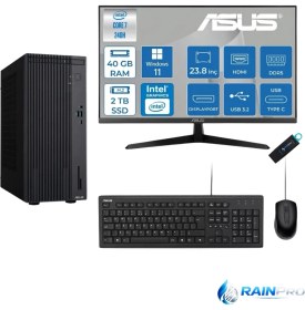 Resim Expertcenter P500MV Core 7-240H 40 GB Ram Ddr5 2 Tb SSD WİN11PRO Asus 23.8'' Monitör C72408512B0D23RNP12 
