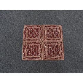 Resim Zehra Abla Halı Yeni El İşi Otantik İnce Kum Boncuklu Masa Sehpa Fiskos Örtüsü 5942 