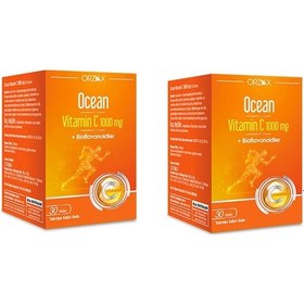 Resim Ocean Vitamin C 1000 mg 30 Tablet 2 Adet 