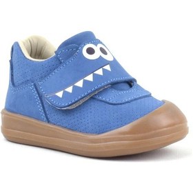 Resim Rakerplus Hakiki Deri Yüksek Bilekli Bebek Ayakkabı - Lacivert 