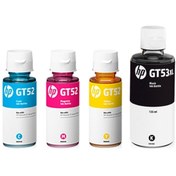 Resim HP Gt53xl M2q28a 4 Renk Orjinal Mürekkep Seti Gt-01-a217 