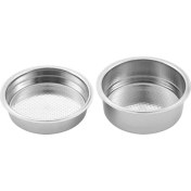 Resim Teedoo 2 Adet 51 mm Paslanmaz Çelik Kahve Makineleri Basınçlı Filtre Sepeti Toz Sepeti Kahve Dipsiz Portafilter Filtresi (Yurt Dışından) 