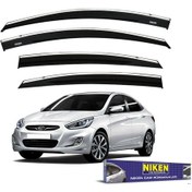 Resim Hyundai Blue Cam Rüzgarlığı Kromlu Niken 