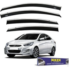 Resim Hyundai Blue Cam Rüzgarlığı Kromlu Niken 