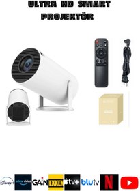 Resim howear Taşınabilir Sinema Projeksiyon 720p Ev Sineması Bluetooth Android Akıllı Projektör 