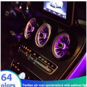 Resim Mercedes Benz E Class W213 Uyumlu Burmester Havalandırma Seti - 64 Renk 