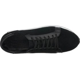 Resim Costo Shoes HKN141 Siyah Dana Süet Deri Erkek Spor Ayakkabı Hafif Termo Taban Rahat Geniş Kalıp Şık Tasarım 