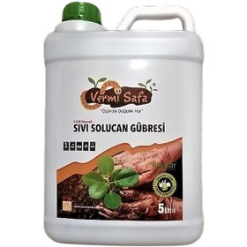Resim Organik Doğal vermisafa Konsantre Sıvı Solucan Gübresi 5 L 