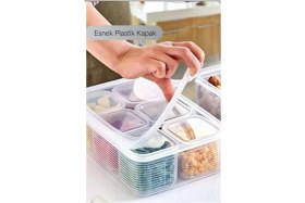 Resim Miabella Home 7 Parça Kahvaltılık Seti, Sızdırmaz Kapaklı,saklama Kabı, Çerezlik, Kahvaltılık 