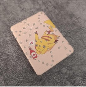 Resim Cep Ayna Pokemeon Pikachua Makyaj Çanta Seyahat Taşınabilir Ayna Kozmetik Büyüteç Kompakt 